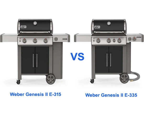 Weber Genesis II E-315 vs E-335