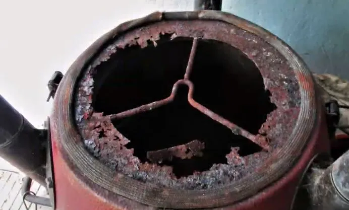 how to fix hole in bottom of charcoal grill