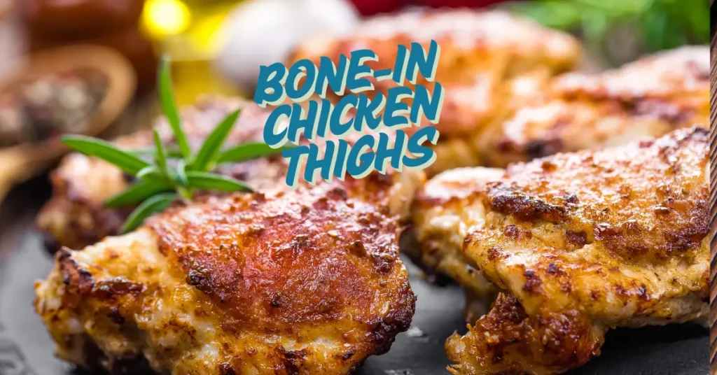 how to grill bone in chicken thighs