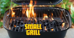 how long to let a small grill get to temp