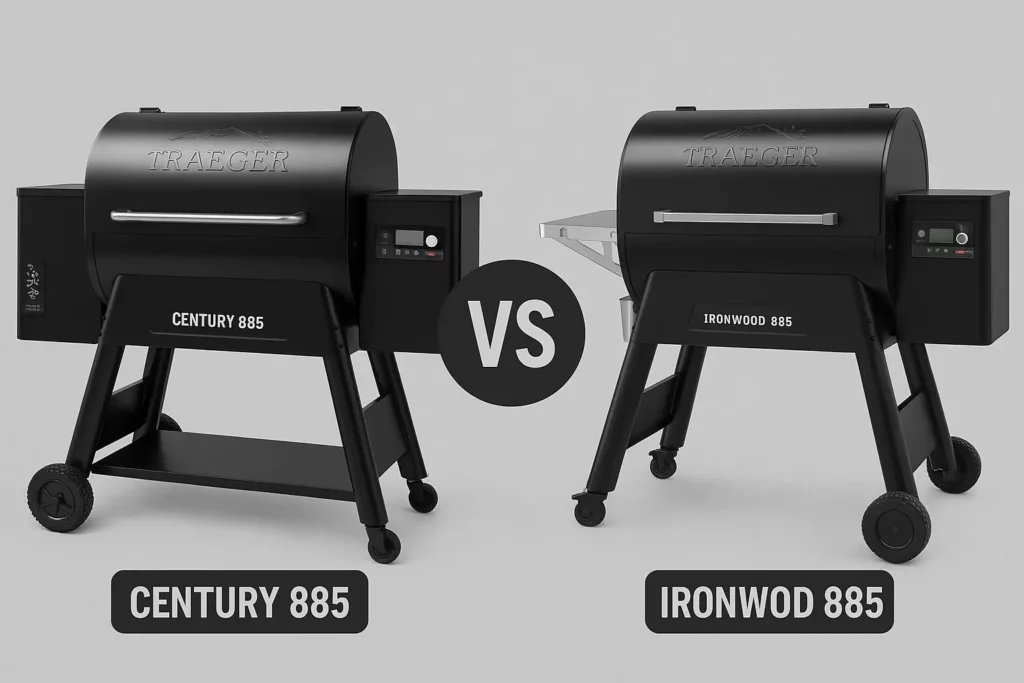 Traeger Century 885 vs Ironwood 885 Traeger Century 885 vs Ironwood 885