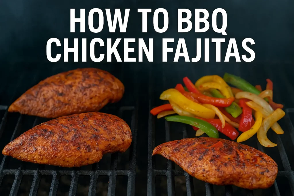 How to BBQ Chicken Fajitas How to BBQ Chicken Fajitas