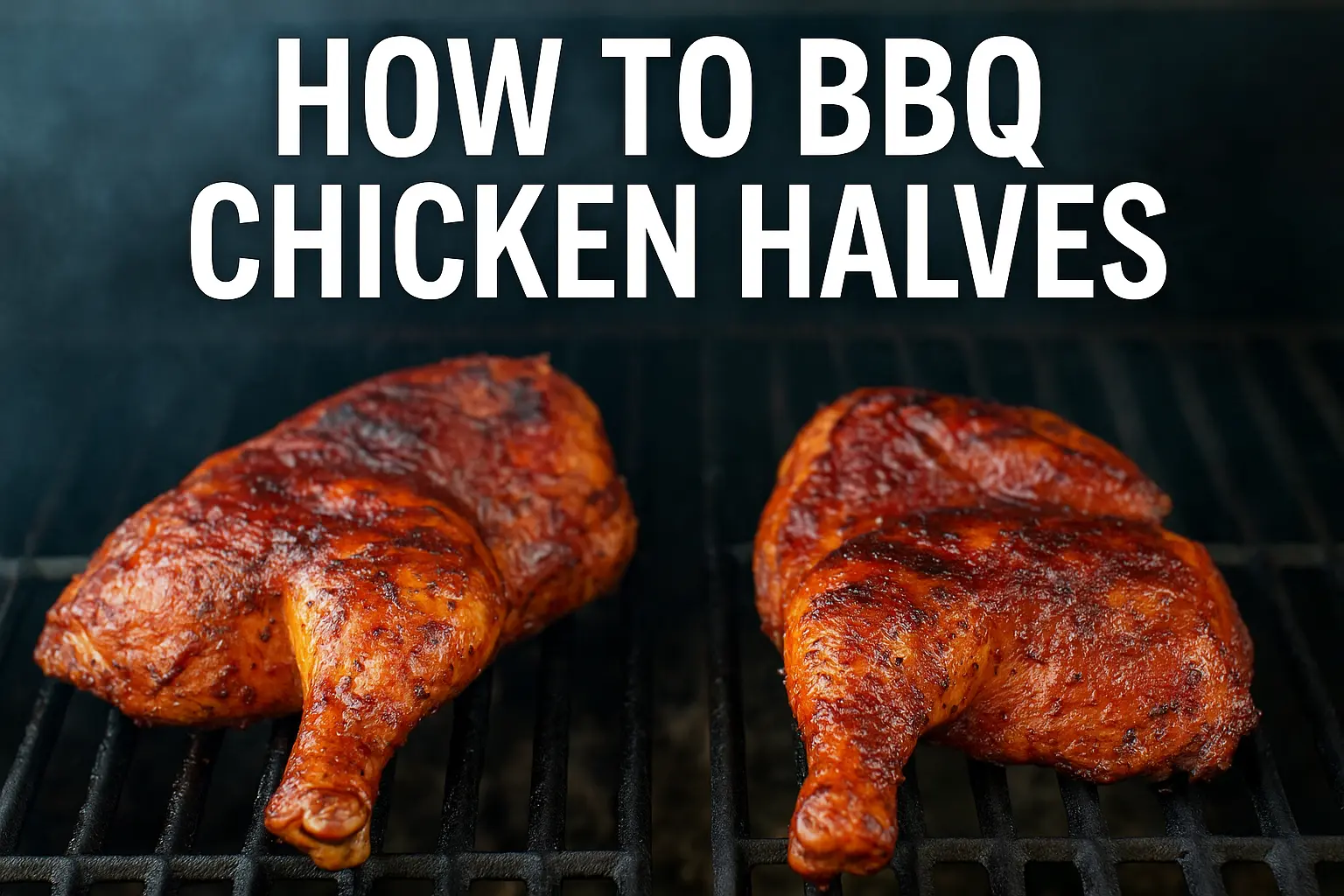 How to BBQ Chicken Halves