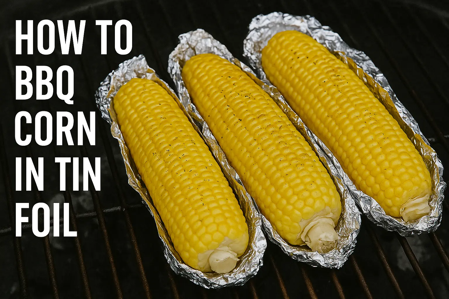 How to BBQ Corn in Tin Foil