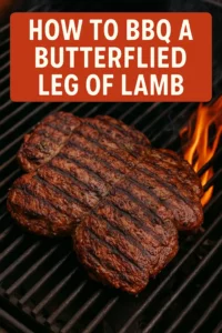 How to BBQ a Butterflied Leg of Lamb