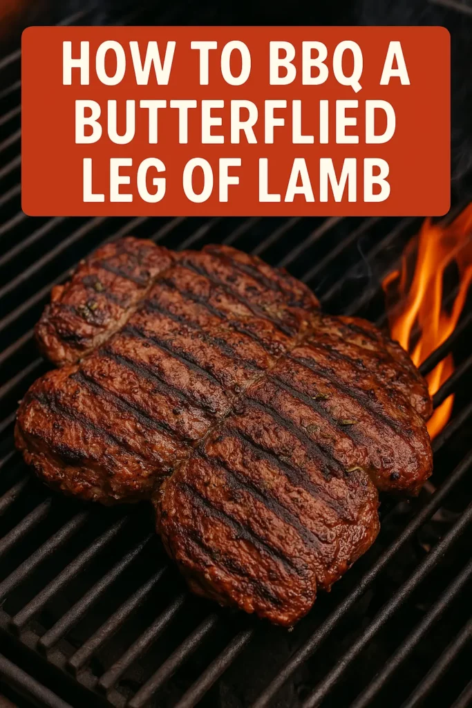 How to BBQ a Butterflied Leg of Lamb