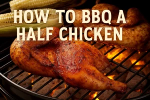 How to BBQ a Half Chicken