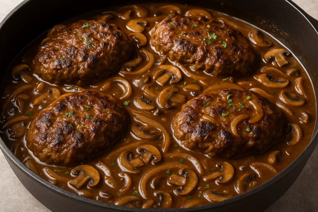 How to Make Homemade Salisbury Steaks How to Make Homemade Salisbury Steaks