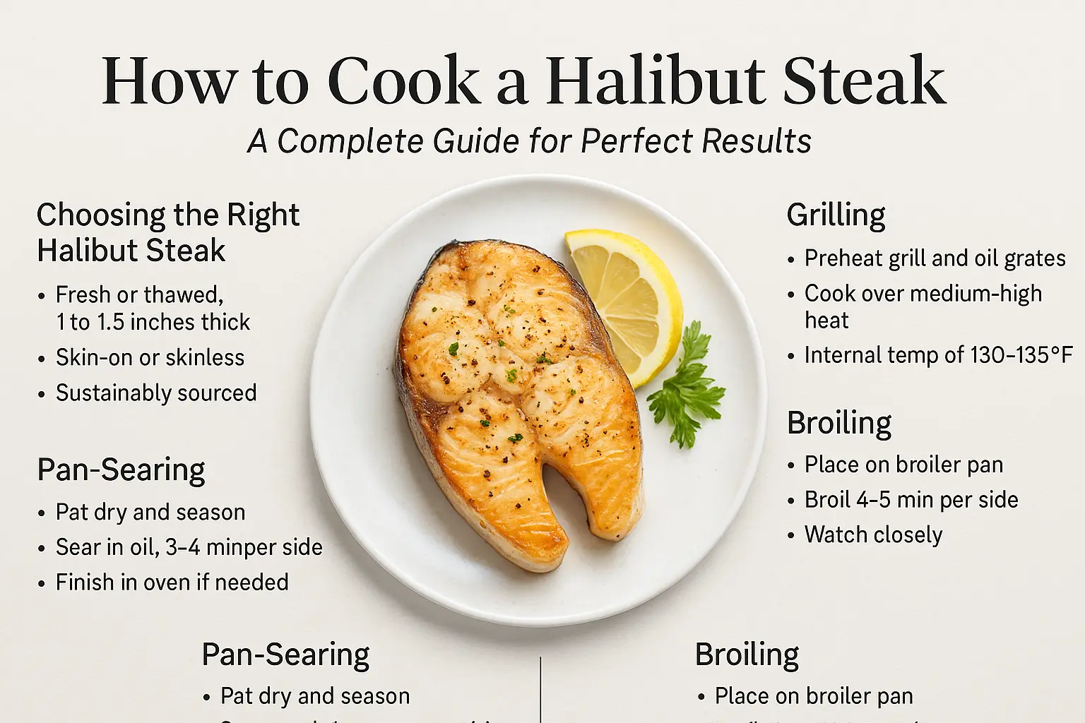 how to cook a halibut steak