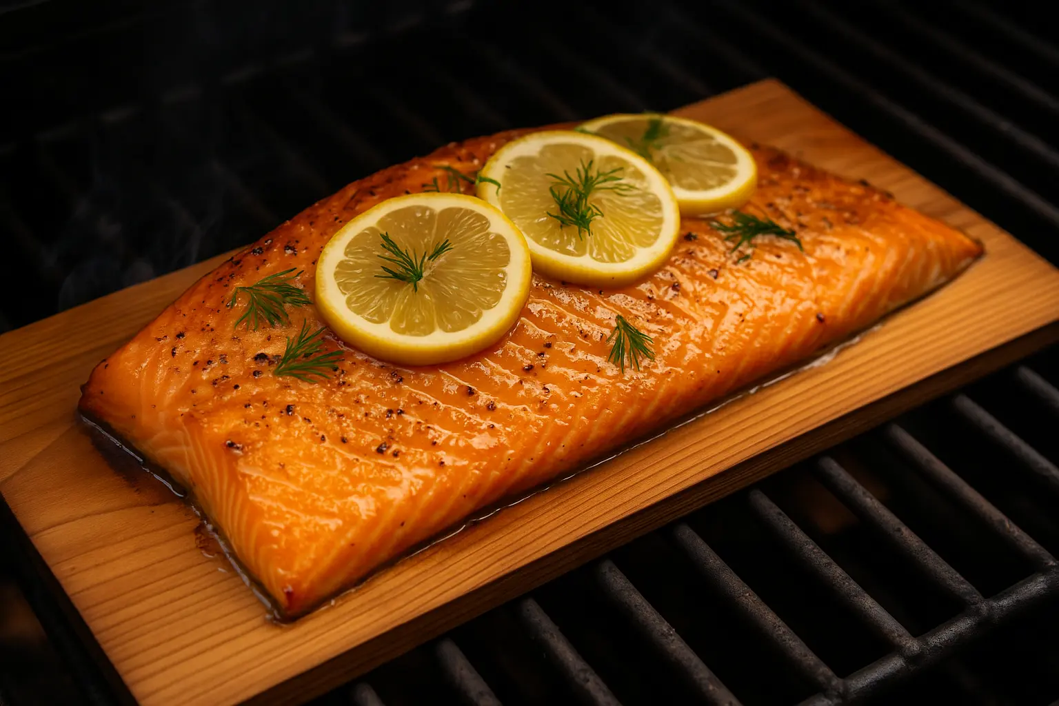 How to BBQ Salmon on a Cedar Plank