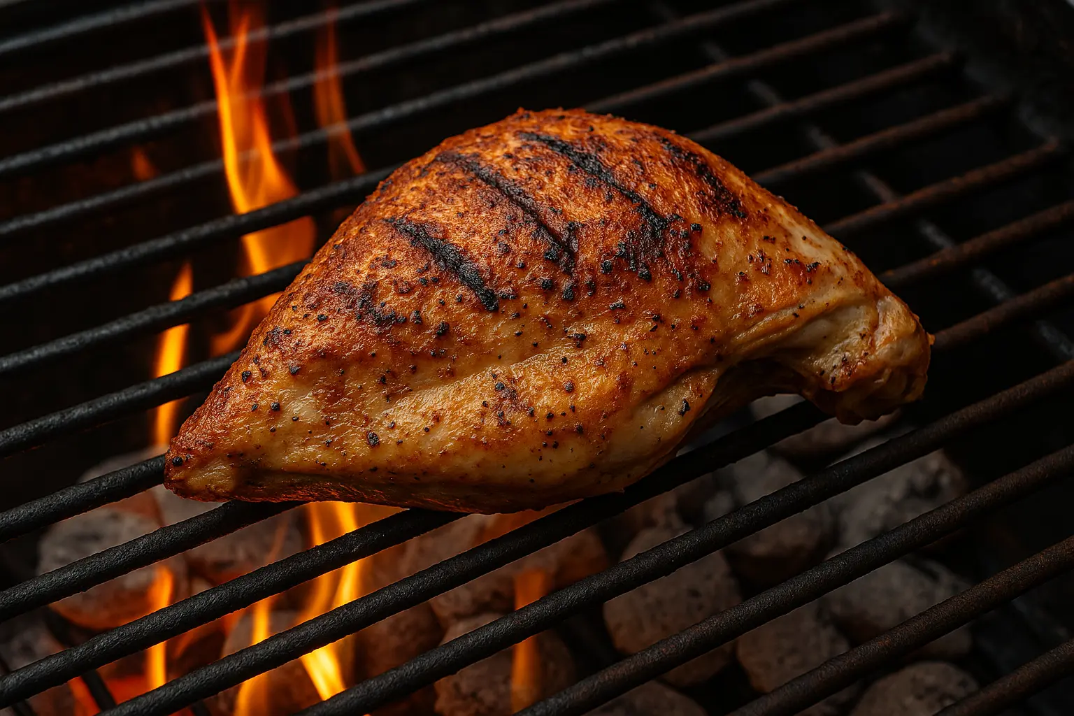 how to bbq split chicken breast