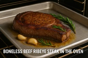 How to Cook Boneless Beef Ribeye Steak in the Oven