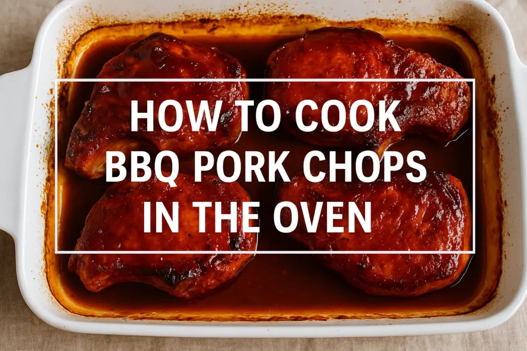 How to Cook BBQ Pork Chops in the Oven How to Cook BBQ Pork Chops in the Oven