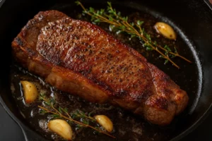 How to Cook New York Strip Steak on the Stove