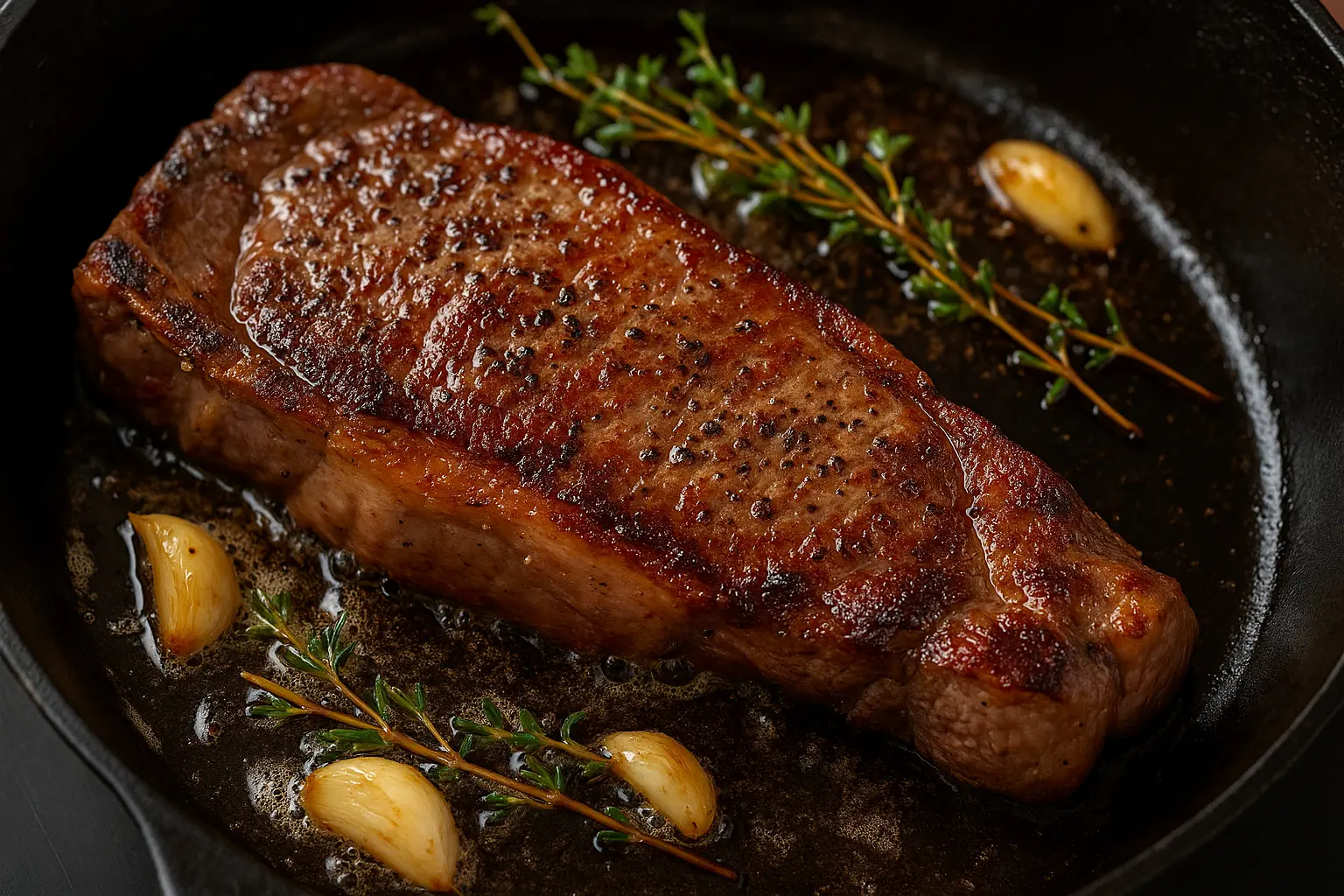 How to Cook New York Strip Steak on the Stove