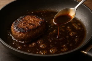How to Make Steak Sauce from Pan
