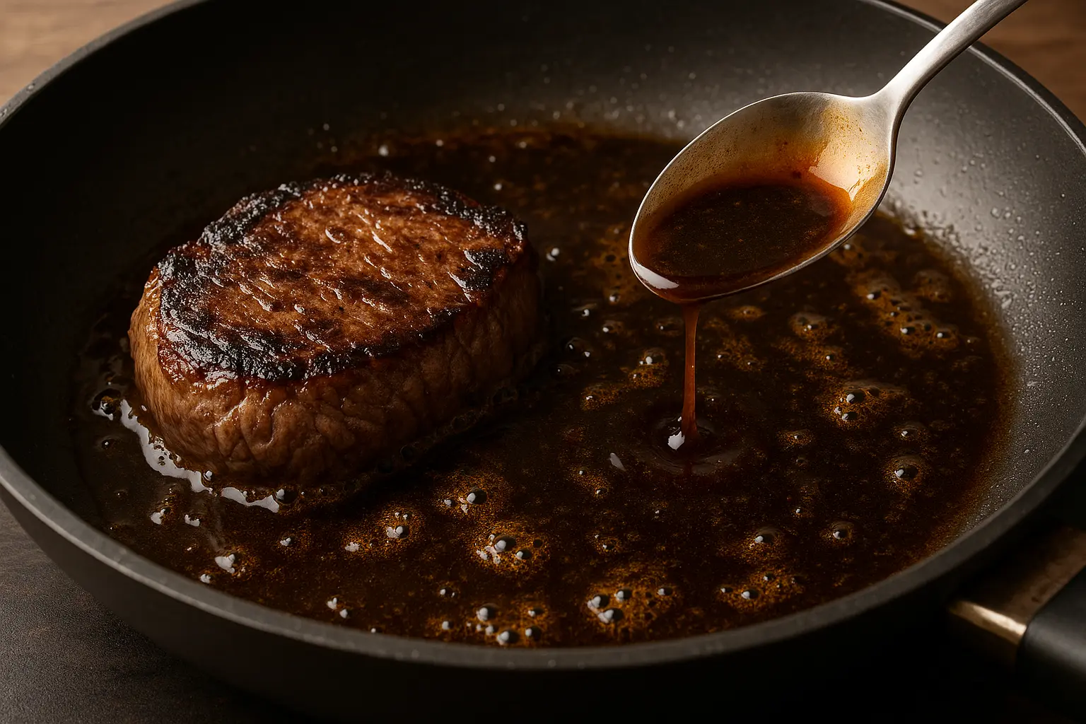 How to Make Steak Sauce from Pan