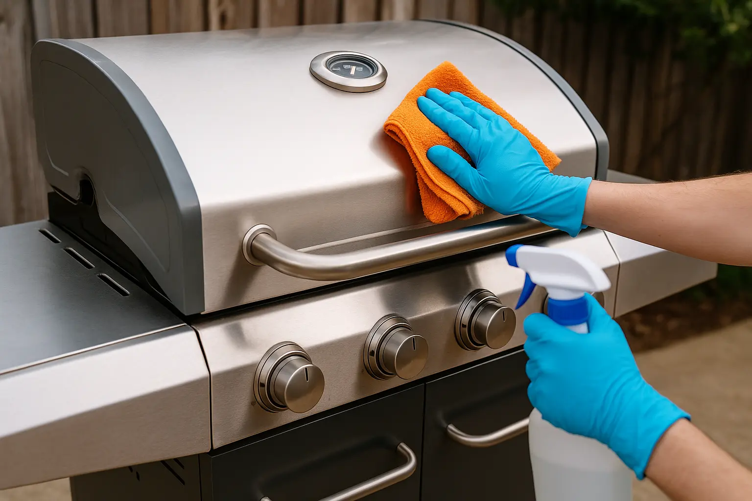 How to Clean Grill Exterior