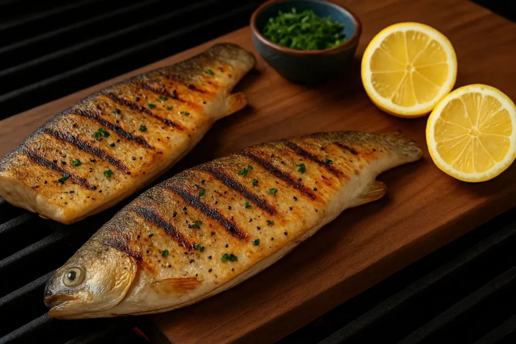 How to Grill Trout Fillet