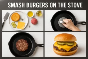 how to make smash burgers on the stove