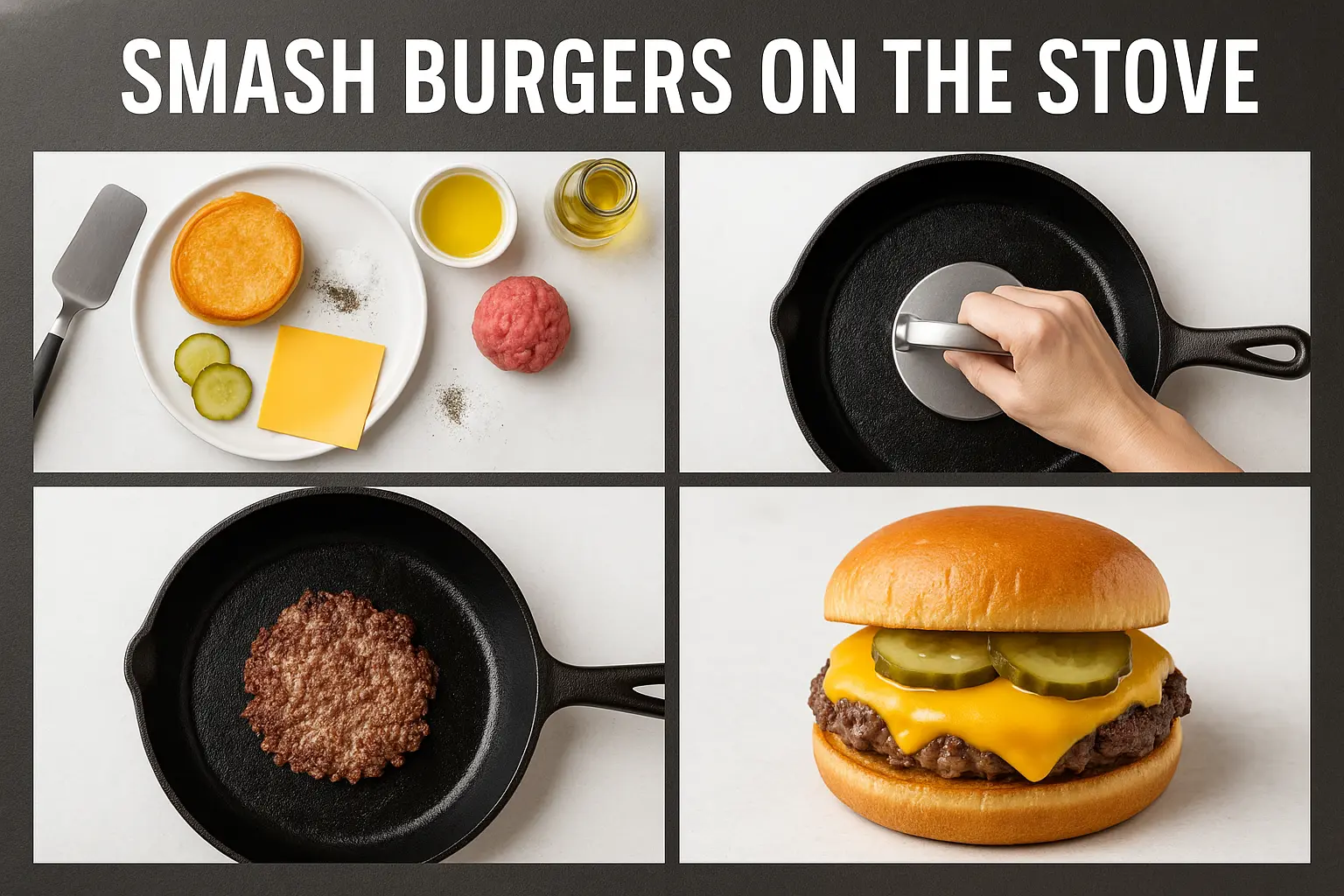 how to make smash burgers on the stove