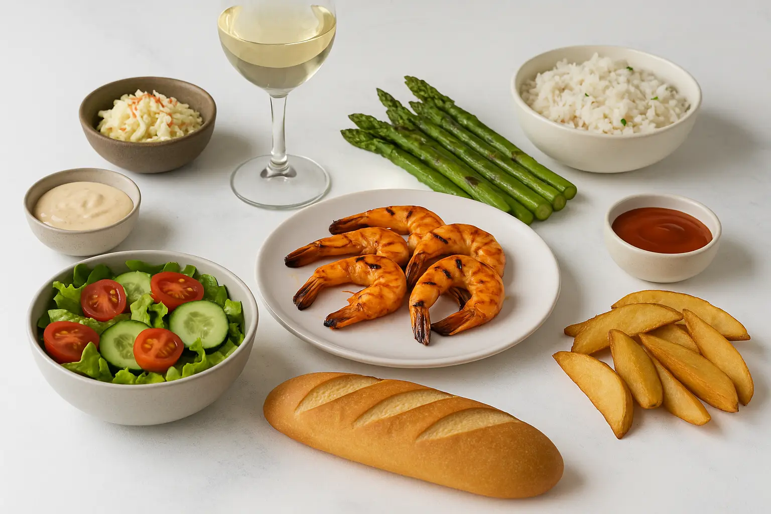 What to Eat with Grilled Shrimp