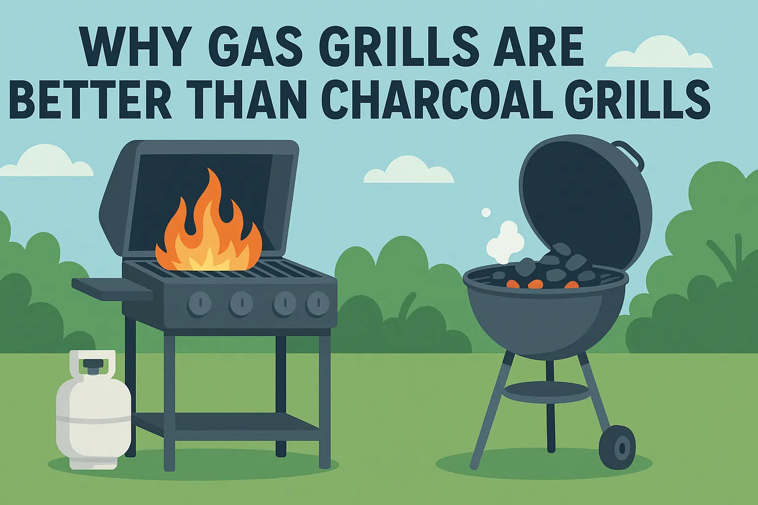 Why Gas Grills Are Better Than Charcoal Grills